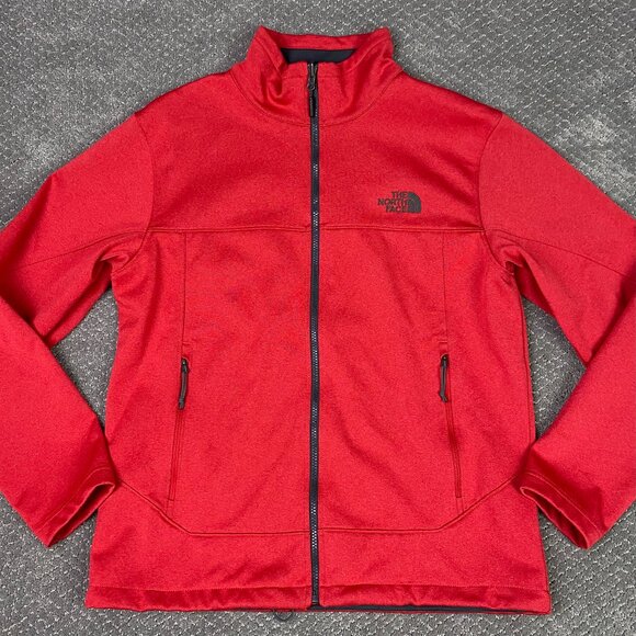 The North Face Apex Canyonwall Soft Shell Jacket Men's Medium Red Windwall - Picture 1 of 13